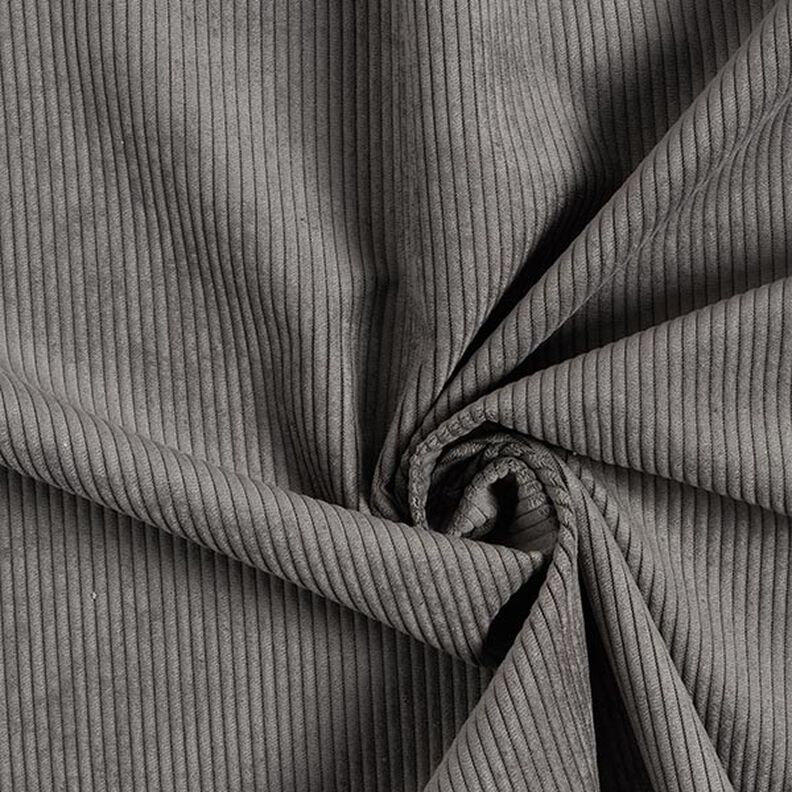 Tissu de revêtement aspect côtelé Fjord – gris,  image number 1