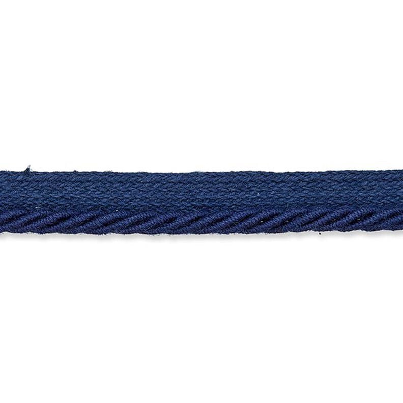 Cordon passepoil [9 mm] - bleu marine,  image number 1
