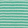 Jersey viscose Rayures horizontales – vert émeraude/blanc,  thumbnail number 1