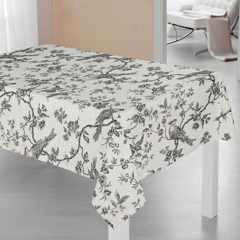 Lin de décoration Oiseaux – noir,  image number 6