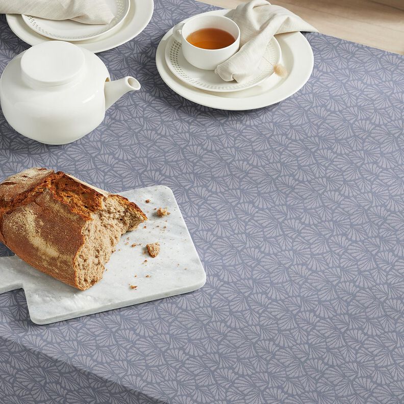Coton enduit Mini éventails – gris schiste,  image number 7