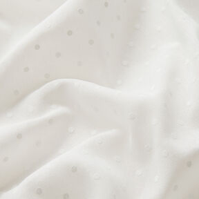 Tissu pour voilages Petits points 300 cm – écru, 