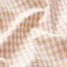 Tissu en coton Popeline Vichy à carreaux – beige,  thumbnail number 2