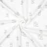 GOTS Tissu double gaze de coton ours amicaux Impression numérique | Poppy Fabrics – ivoire/taupe,  thumbnail number 3