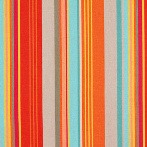 Tissu d’extérieur Canvas Rayures – orange/rouge, 