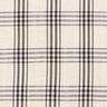 Tissu chemise en mélange lin-viscose à carreaux – nature/noir,  thumbnail number 1