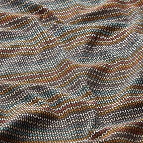 Jersey coton Modèle de tricot – noir, 
