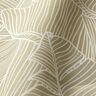 Tissu d’extérieur Canvas lignes de feuilles – beige foncé,  thumbnail number 3
