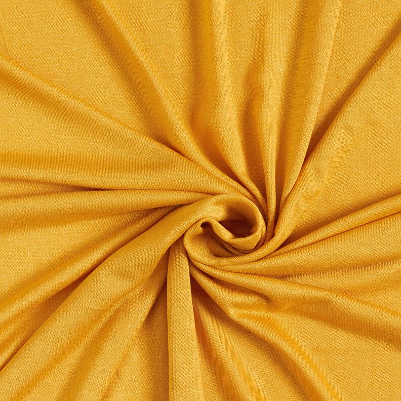 Jersey d’été léger en viscose – jaune curry,  image number 1