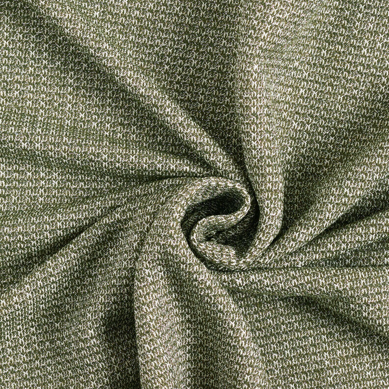 French Terry Paillettes – kaki,  image number 4
