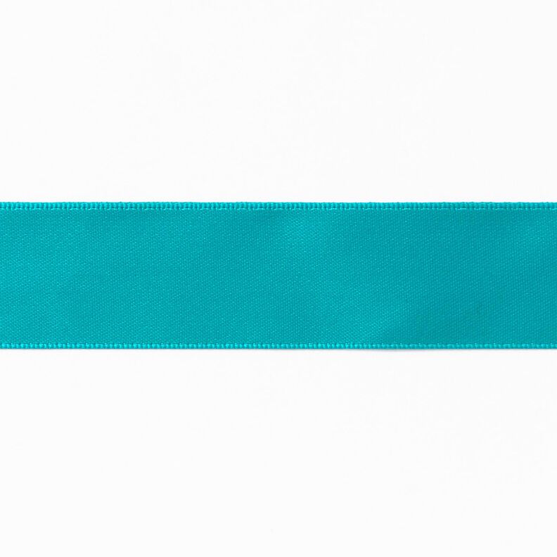 Ruban de satin [25 mm] – bleu aqua,  image number 1