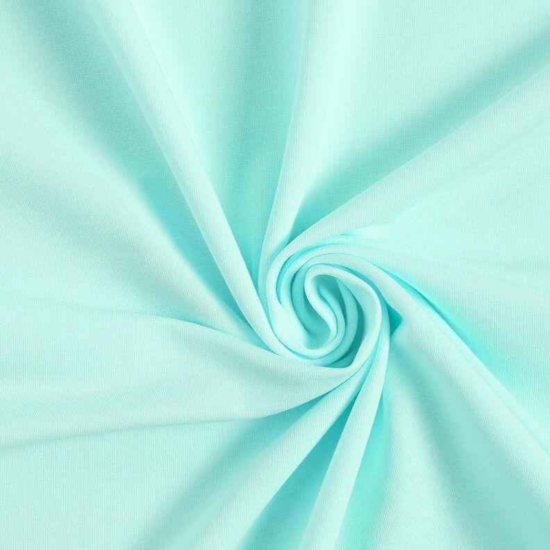 French Terry léger uni – bleu glacier,  image number 1