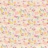 Tissu double gaze de coton Prairie fleurie aquarelle Impression numérique – crème,  thumbnail number 1