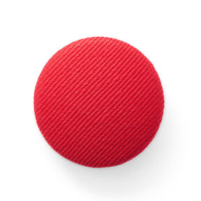 Bouton recouvert, Tissu croisé coton – chili, 