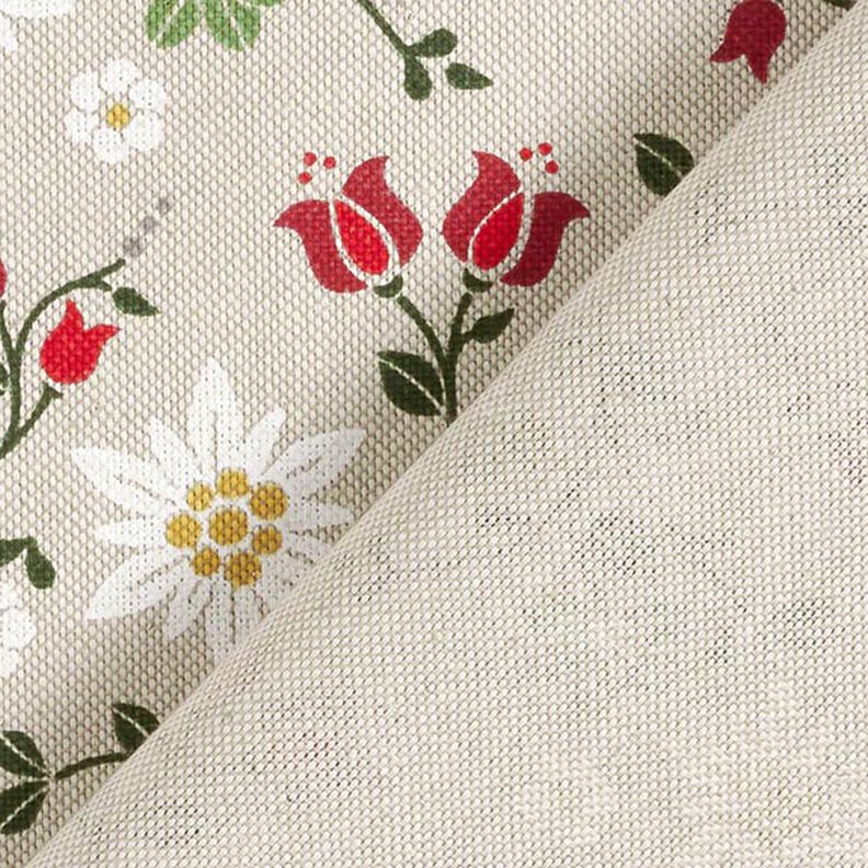 Tissu de décoration Semi-panama edelweiss – nature,  image number 4