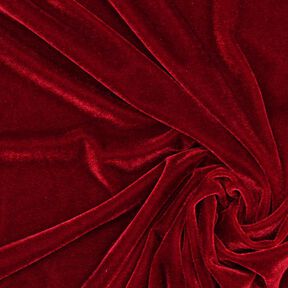 Velours stretch carmin, 
