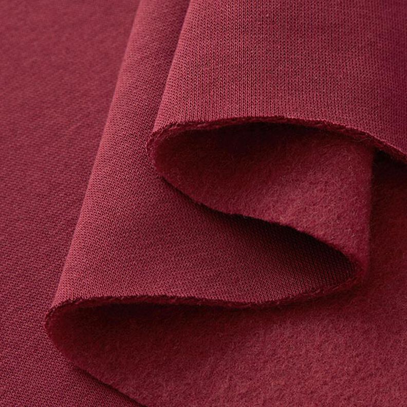 Sweatshirt gratté – rouge bordeaux,  image number 4