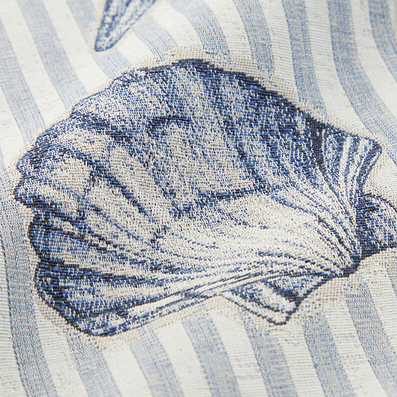 Tissu de décoration Gobelin moules – bleu,  image number 2