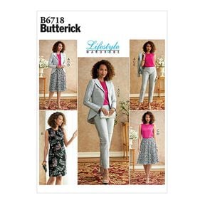 Blazer/Top/Pantalon/Robe /Jupe , Butterick 6718 | 40-48, 