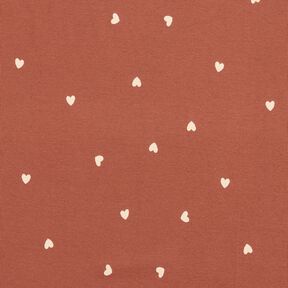 Jersey côtelé Cœurs – rouge, 