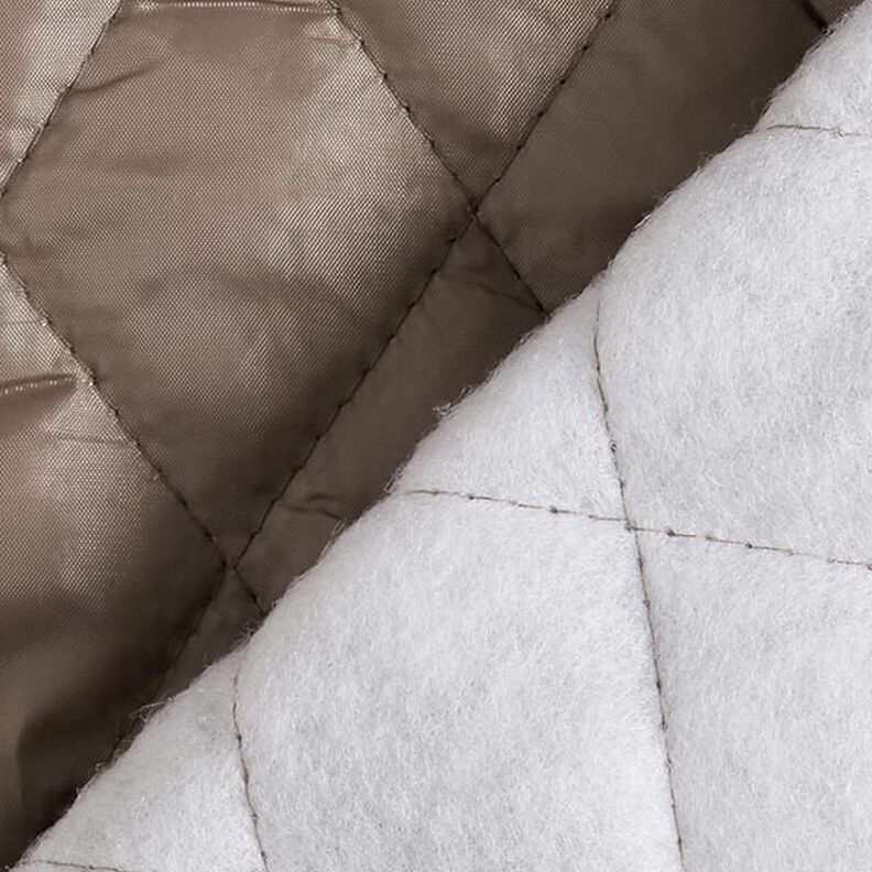 Doublure matelassée en losanges – taupe,  image number 5