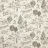 Tissu de décoration Panama Chevauchée – gris/nature,  thumbnail number 1