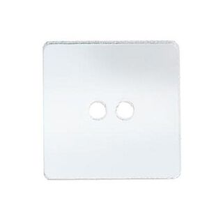 2 trous Bouton miroir Carré, 