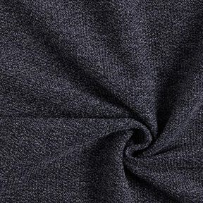 Maille bouclée chinée – bleu nuit, 