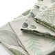 Tissu de décoration Semi-panama Rinceaux de feuilles fins – nature/vert tilleul,  thumbnail number 5