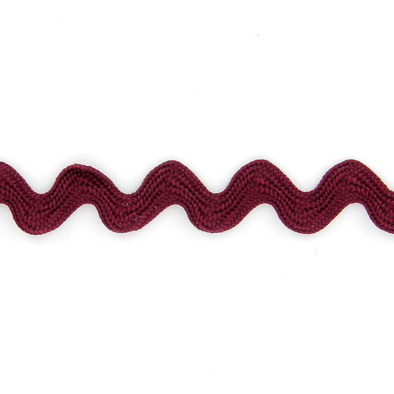 Lisse dentelée [12 mm] – rouge bordeaux,  image number 2
