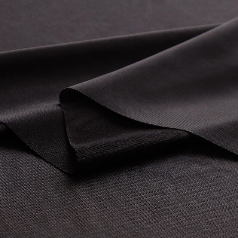 Wirkfutter Charmeuse Uni – noir,  image number 4