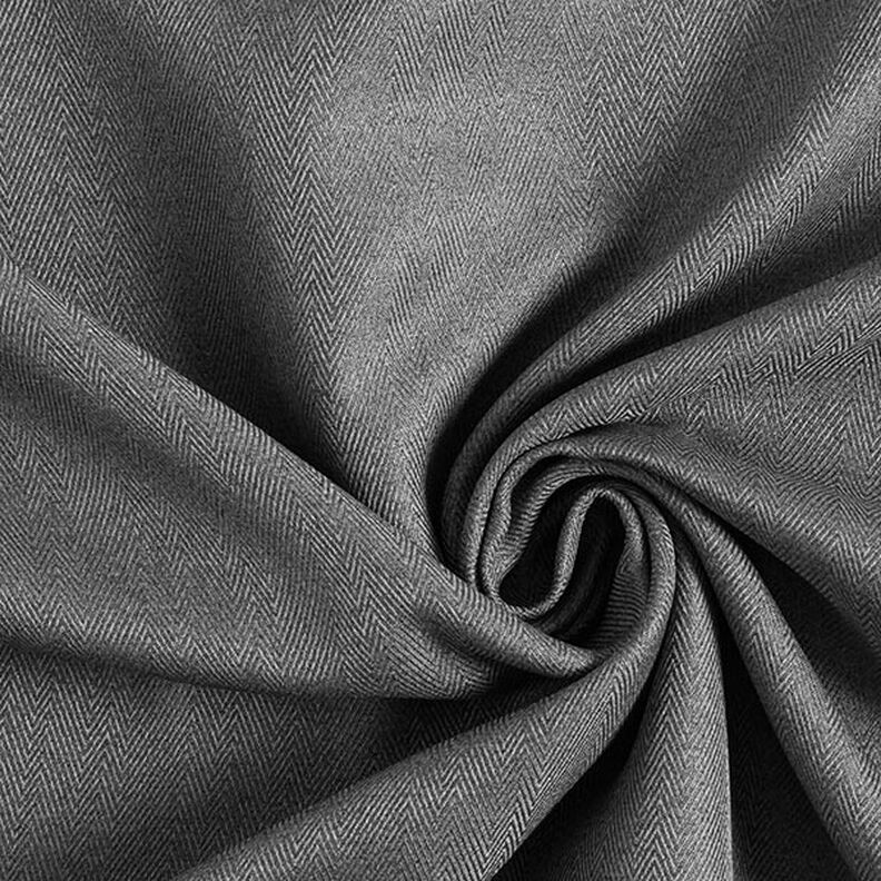 Tissu occultant Chevrons – gris foncé,  image number 1