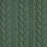 Jersey jacquard Cloqué Torsades – vert foncé,  thumbnail number 1