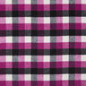 Tissu manteau en laine vierge mélangée à carreaux – raisin,  thumbnail number 1