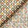 Crêpe de viscose Losanges rétro – beige/kaki,  thumbnail number 4