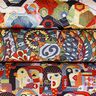 Tissu déco Gobelin Visages abstraits – noir,  thumbnail number 4
