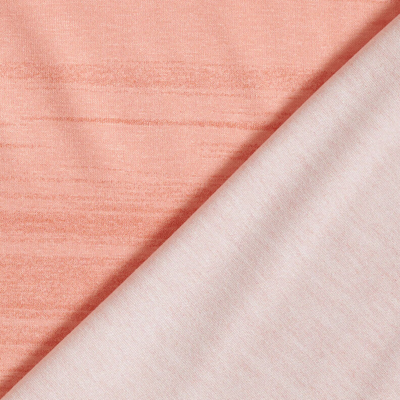 Jersey viscose Rayures horizontales en dégradé de couleurs – rouge foncé/abricot,  image number 6