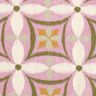 Tissu de décoration Canvas aspect grande broderie – violet pastel/beige clair,  thumbnail number 1
