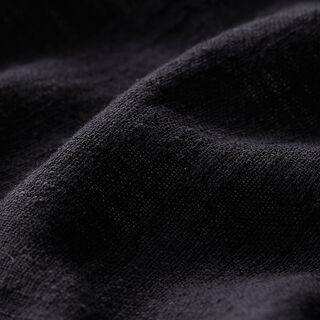 Tissu en coton Aspect lin – noir, 