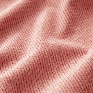 Tissu de revêtement velours côtelé vagues – vieux rose, 