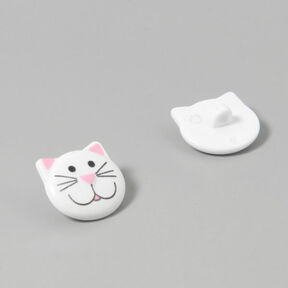 Bouton en plastique, chat 1, 