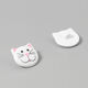 Bouton en plastique, chat 1,  thumbnail number 2