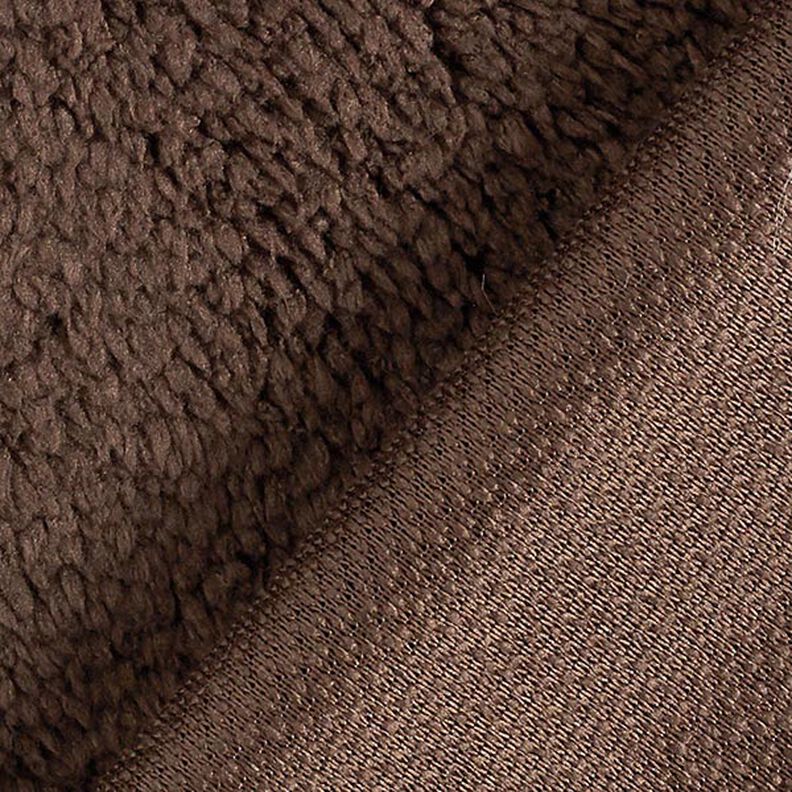 Fourrure synthétique Tissu peluche – chocolat,  image number 3