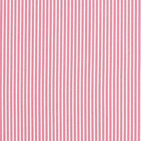 Popeline coton Rayures – rose/blanc, 