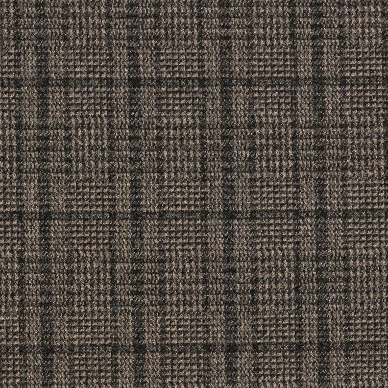 Maille pour manteau stretch Prince de Galles – marron clair/anthracite,  image number 1