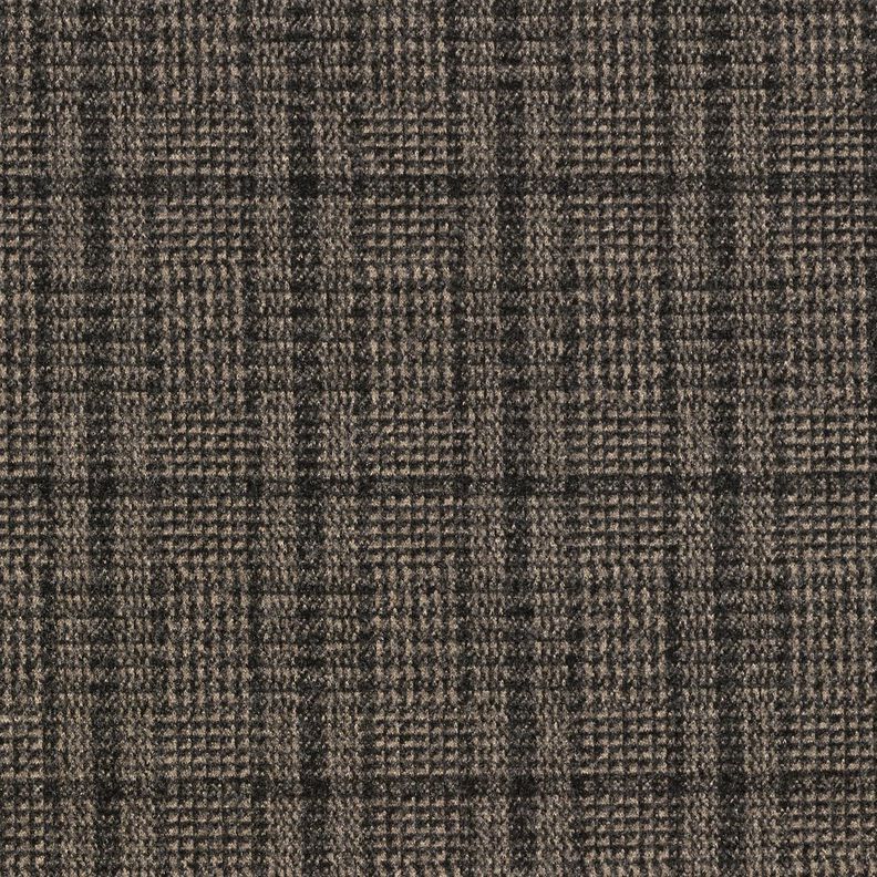 Maille pour manteau stretch Prince de Galles – marron clair/anthracite, image number 1
