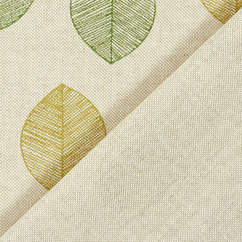 Tissu de décoration Semi-panama Feuilles – nature, image number 4