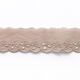 Feston ruban dentelle feuilles [ 30 mm ] – marron clair,  thumbnail number 2