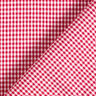 Tissu en coton Vichy à carreaux 0,2 cm – rouge/blanc,  thumbnail number 4
