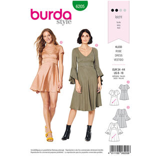 Robe, Burda 6205 | 34 - 44, 